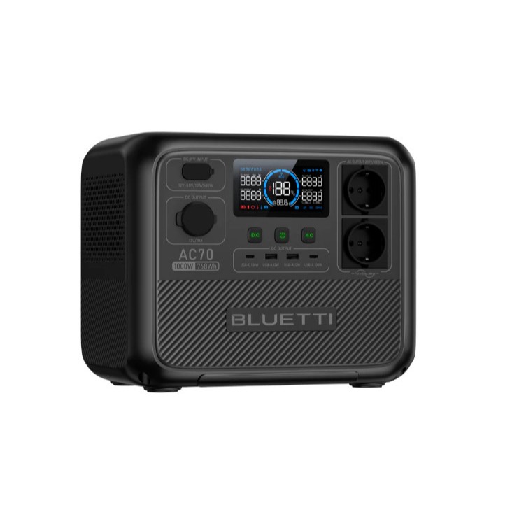BLUETTI  POWER STATION AC70 720Wh/1000W DISCONTINUE DARI BLUETTI EB70