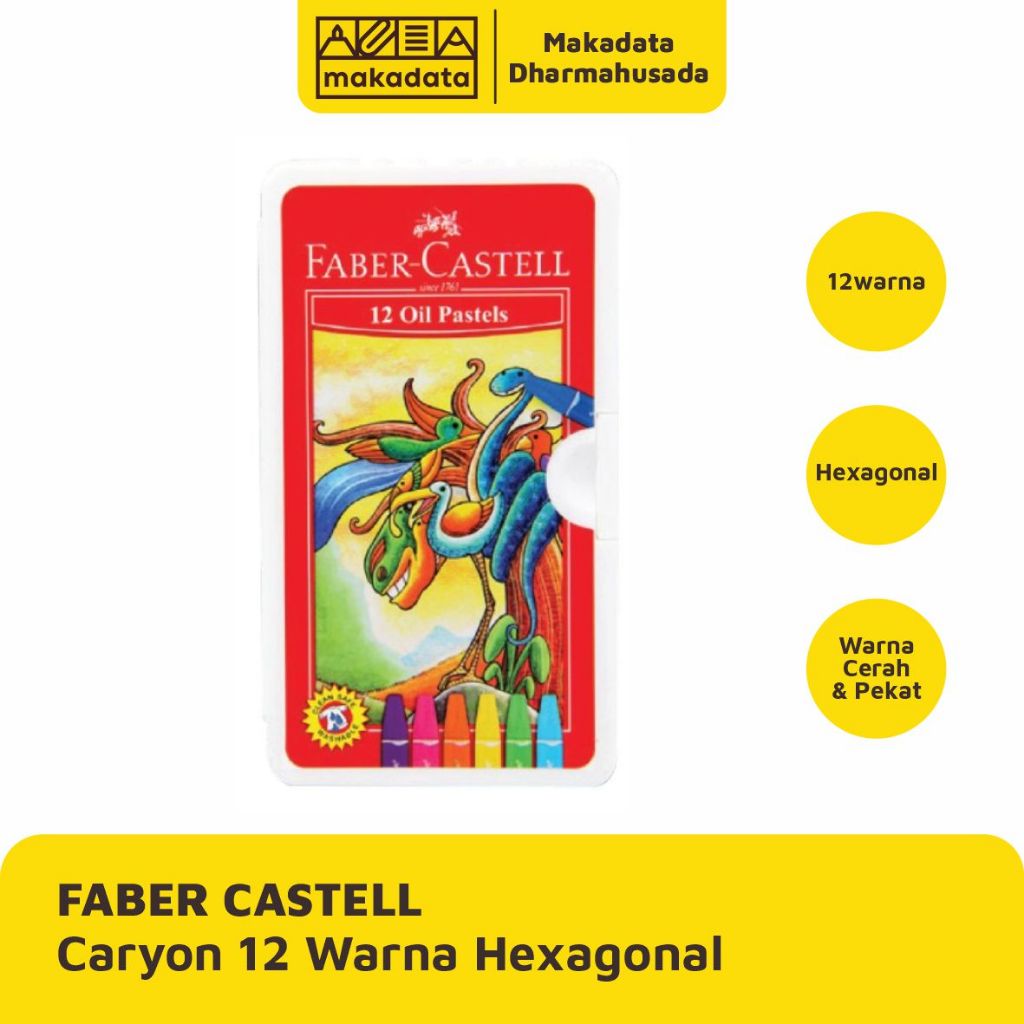 

CRAYON | KRAYON FABER CASTELL 12 WARNA HEXAGONAL (1 PCS)