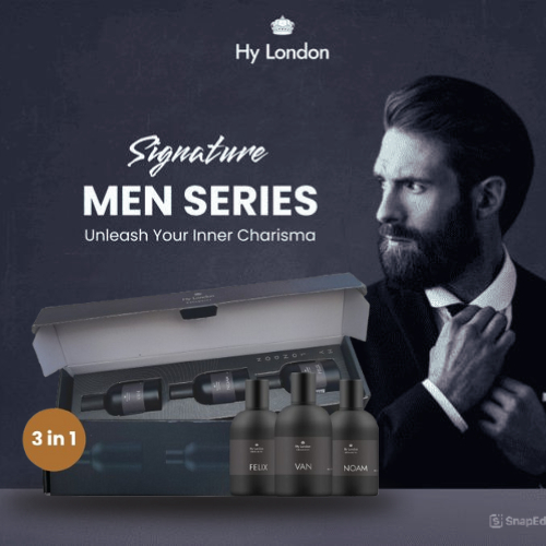 HY LONDON Parfum Men Series isi 3 Parfum