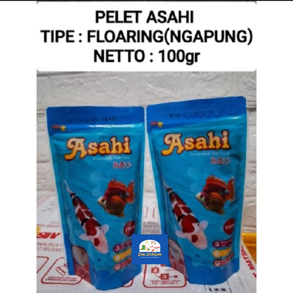 ASAHI pelet pakan ikan mas koki komet mas pelet ikan hias kecil