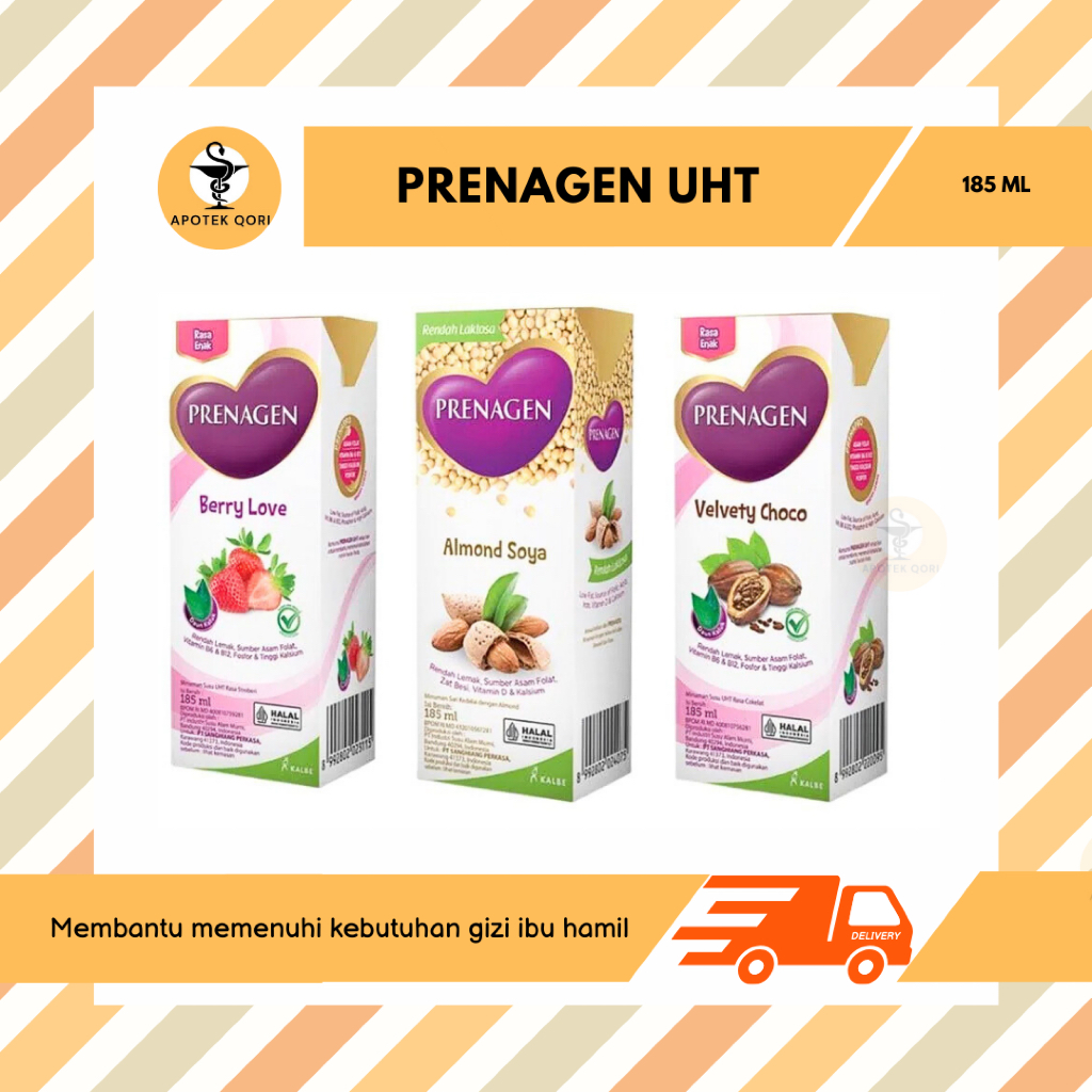 

PRENAGEN SUSU UHT 185 ML/MEMENUHI NUTRISI IBU HAMIL