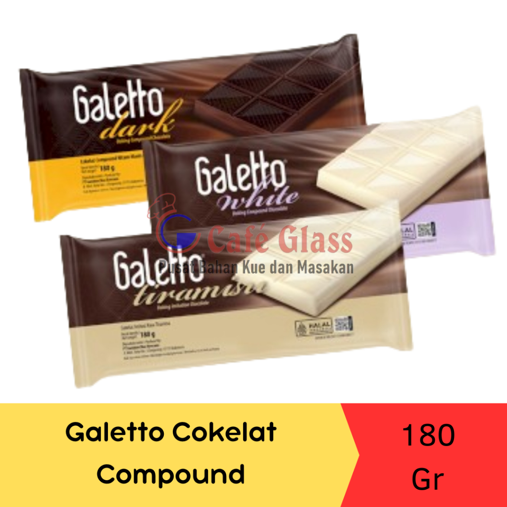 

Galetto Cokelat Compound Blok 180Gr