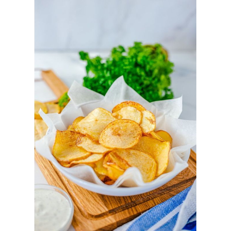 

Potato chips/keripik kentang/makanan ringan/cemilan/snack/cemilan home made/1 pack