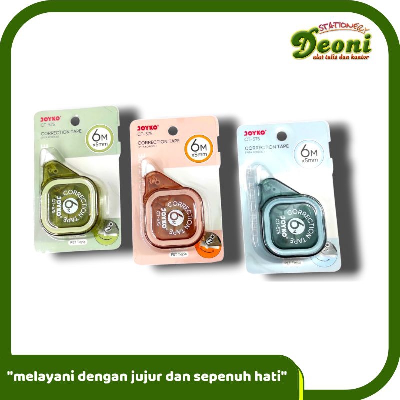 

Joyko Correction Tape 6mx5mm CT-575