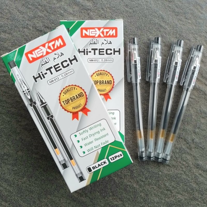 

Pulpen Gel Pen Next-M Hi-Tech NM-012 0.28mm ( 12 Pcs ) [ Original ]