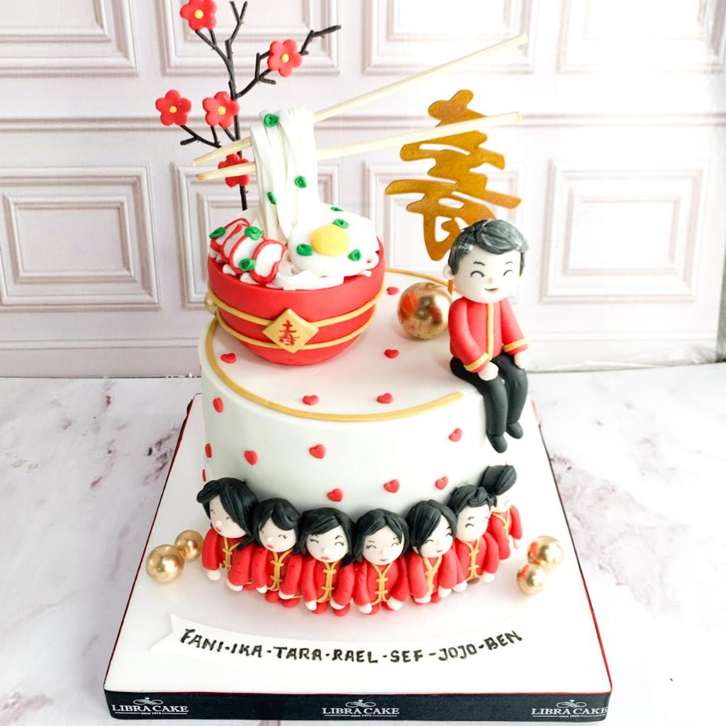 

Kue Ulang Tahun/Birthday Cake/Kue Ultah Tema Chinese/Kue Birthday Jakarta