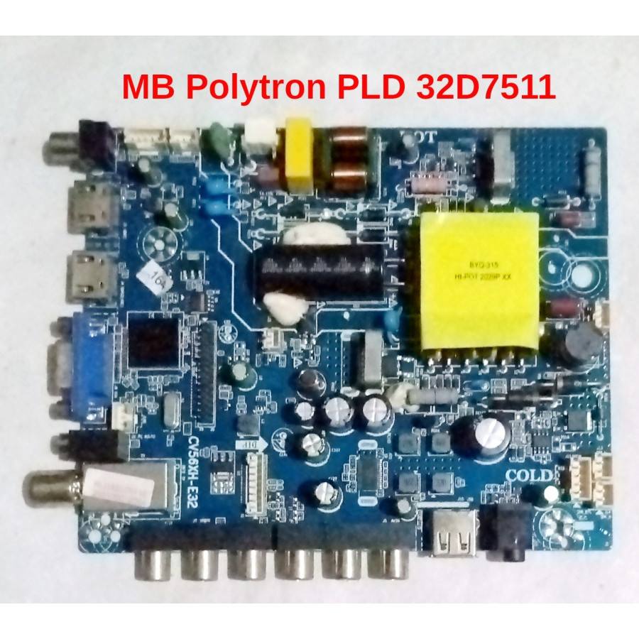 MB - Mainboard TV LED Polytron 32 Inch Type PLD 32D7511 - PLD 32T7511