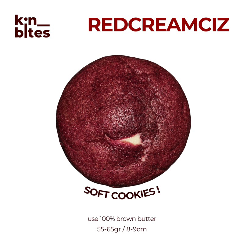 

Soft Cookies Red Velvet Cream Cheese Filling Cookies Isi Cream Cheese Premium Redcreamciz