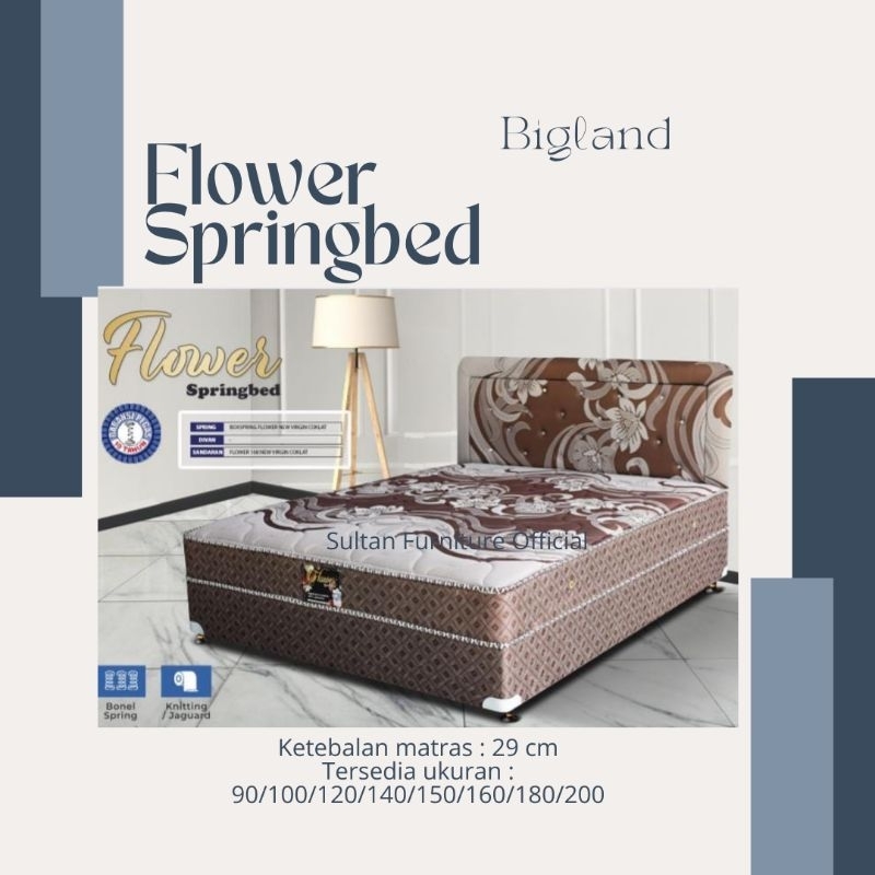 Springbed / Kasur / Matras - Flower Springbed - Bigland