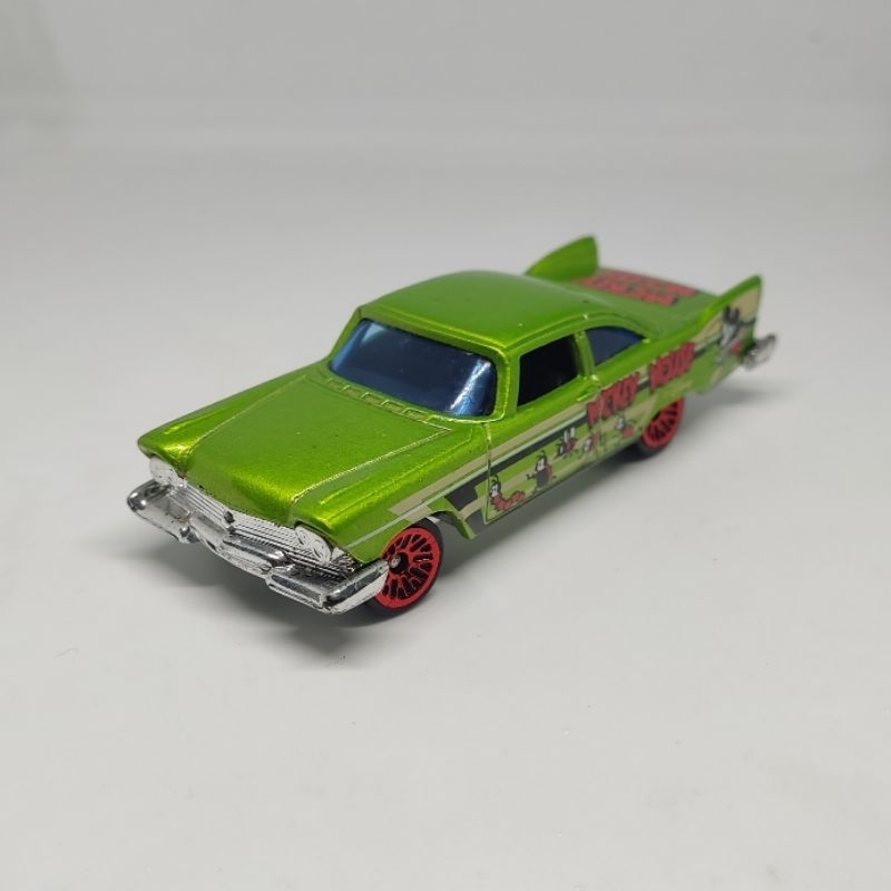 Hot Wheels Lose Plymouth Furry Mickey Mouse Green - HW SERIES