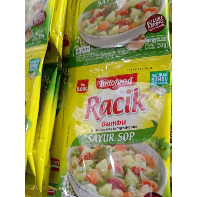 

Racik Bumbu sayur Sop per 1PCS berat 26 Gram