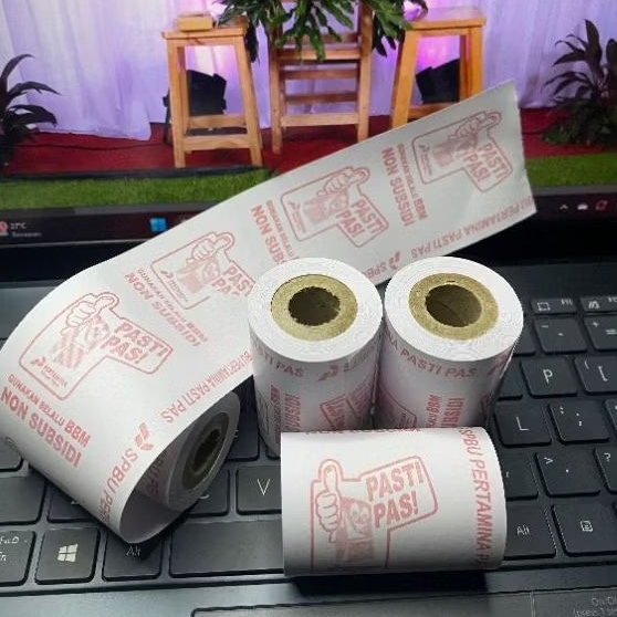 

Paket 10 Roll Kertas Thermal Logo Pasti Pas 57x40mm