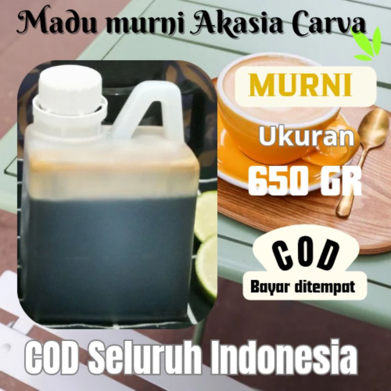

Madu Asli akasia carva ukuran 650 gram