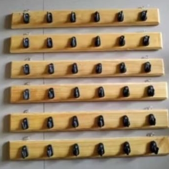 KAPSTOK GANTUNGAN BAJU KAYU JATI | GANTUNGAN AESTHETIC