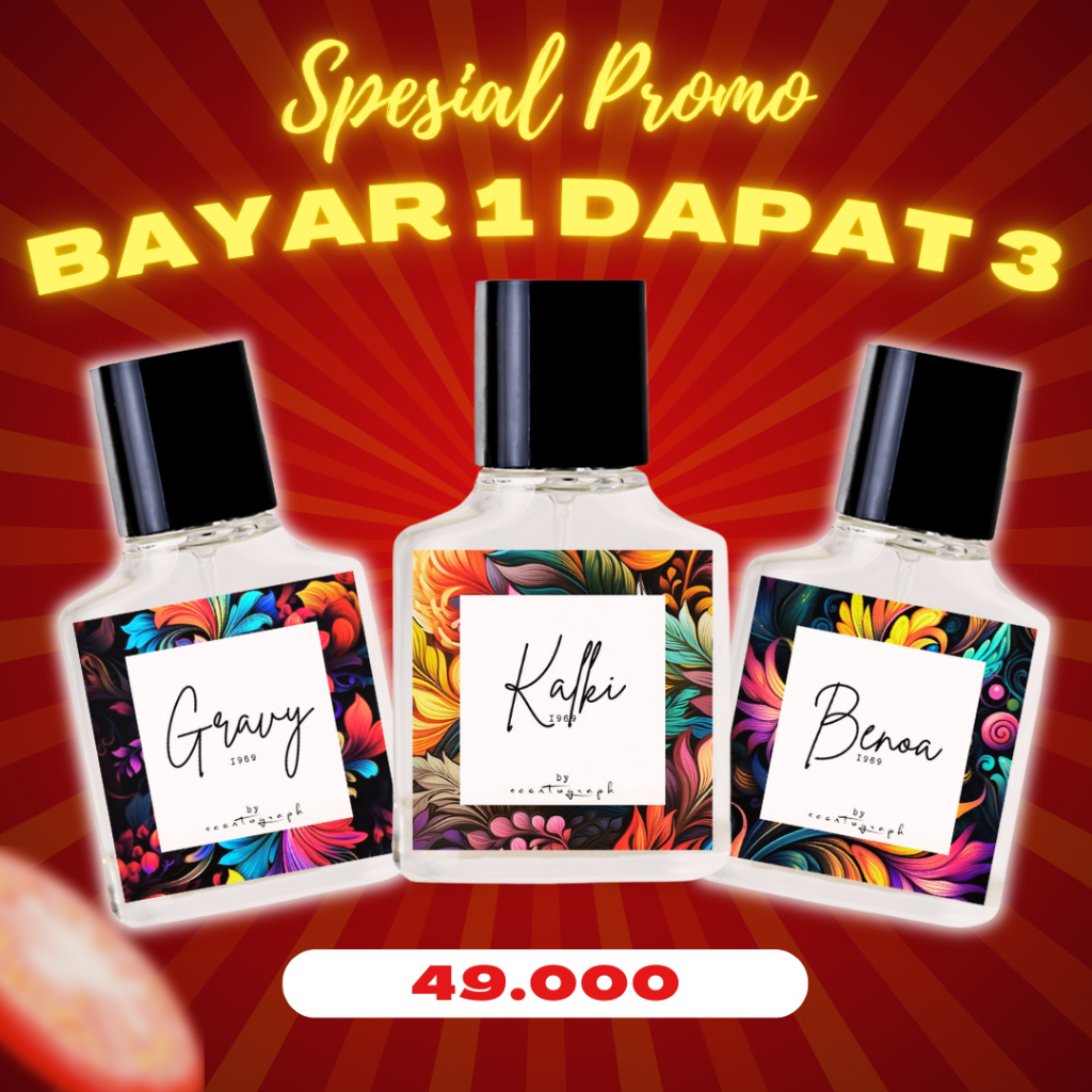 BAYAR 1 DAPAT 3 SCENTOGRAPH PARFUM PRIA ORIGINAL AROMA OLD MONEY