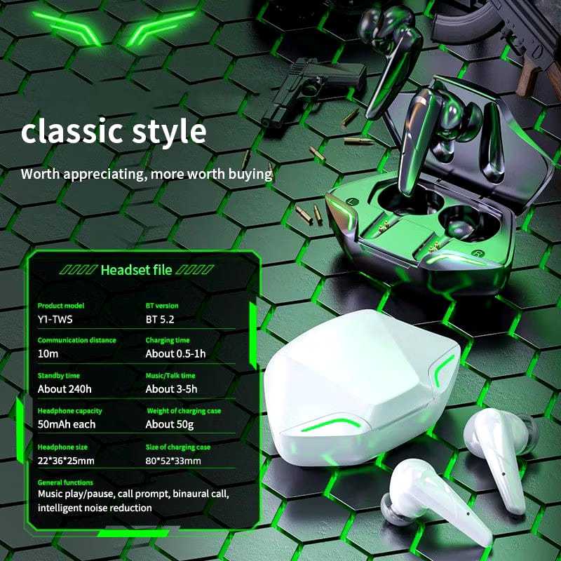 TWS G11 Gaming Headset Wireless Earphone Low Latency Earbuds Waterproof Headphone For All Smartphone