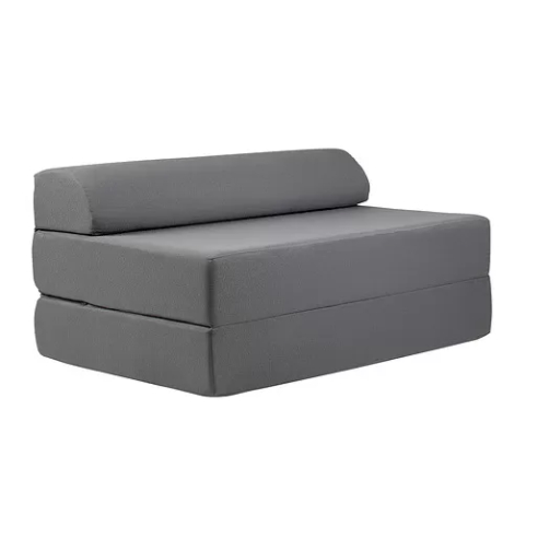 [IKEA] [PROMO] [COD] NYKIL Sofa tempat tidur 2 dudukan, abu-abu tua