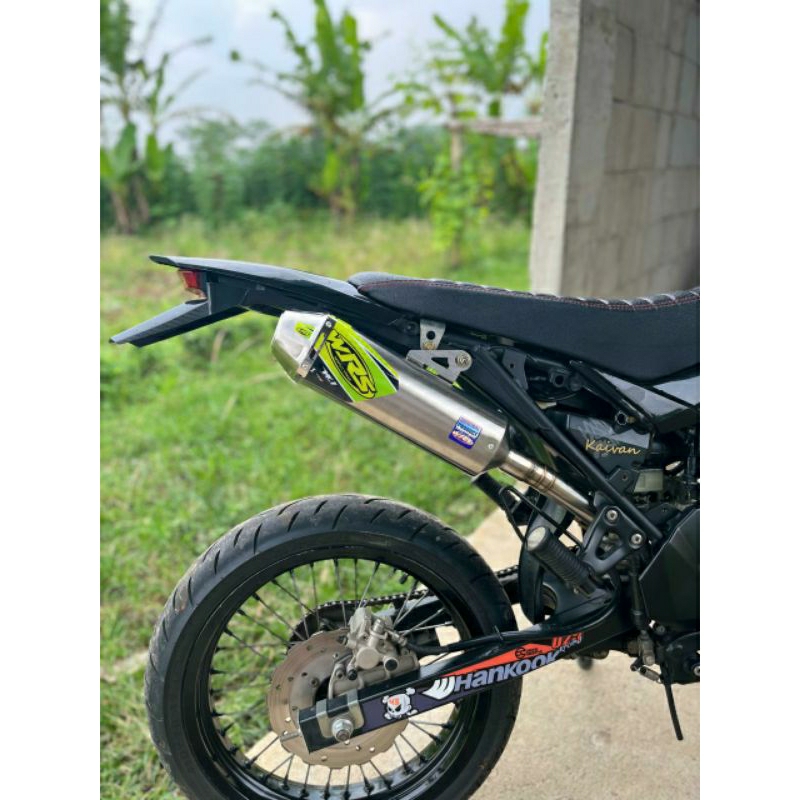Knalpot racing crf150 klx150 Dtracker Bf wr155 original WRS