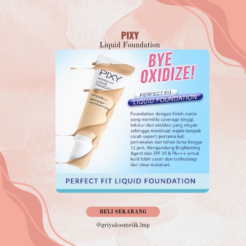 PIXY Perfect Fit Liquid Foundation 05 Tropical Beige