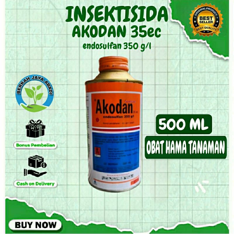 Insektisida Akodan 35Ec endosulfan 500ml Obat Hama Tanaman/Serangga Umum