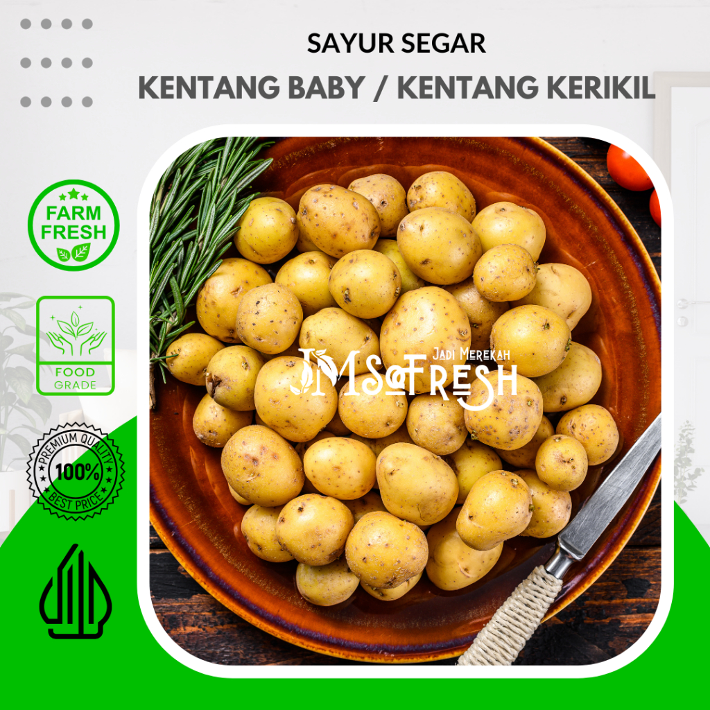 

[JM_SoFresh] Kentang Baby 1 KG / Kentang Kerikil / Kentang Rendang