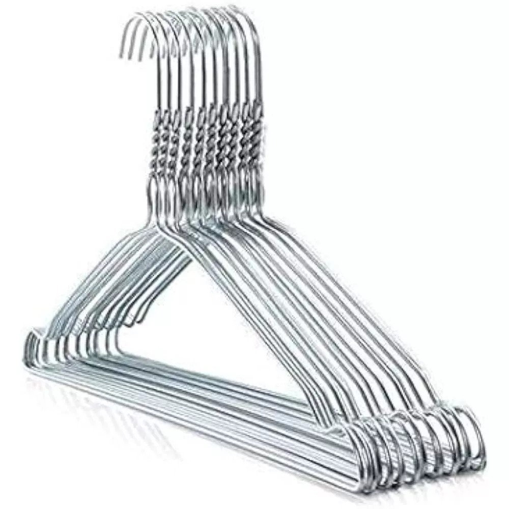 Gantungan Baju Stainless Hanger Baju Kawat Stainless Steel Gantungan Baju jemuran Hanger Kawat Besi 