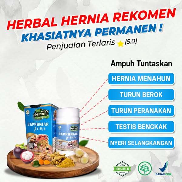 

Caproniar 1 Botol – Herbal Ampuh Atasi Hernia, Turun Berok & Testis Bengkak sembuhkan tanpa operasi