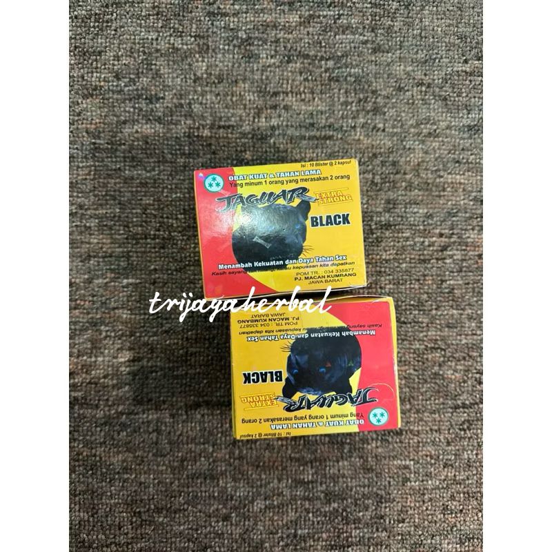 Kapsul Jaguar Black Original 100%