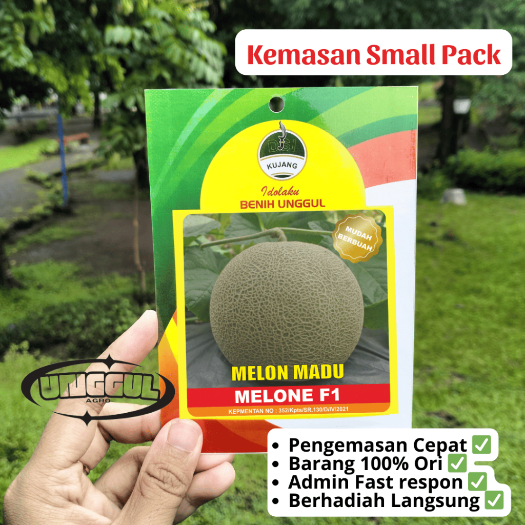 Bibit Melon Melone F1 Cap Kujang Kurleb 50biji