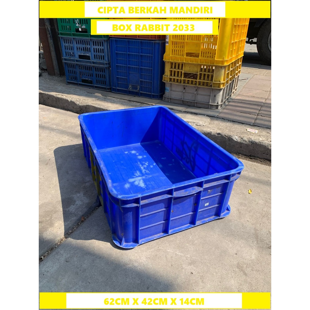 Box plastik container bak plastik kontener box rabbit 2033 box rabbit