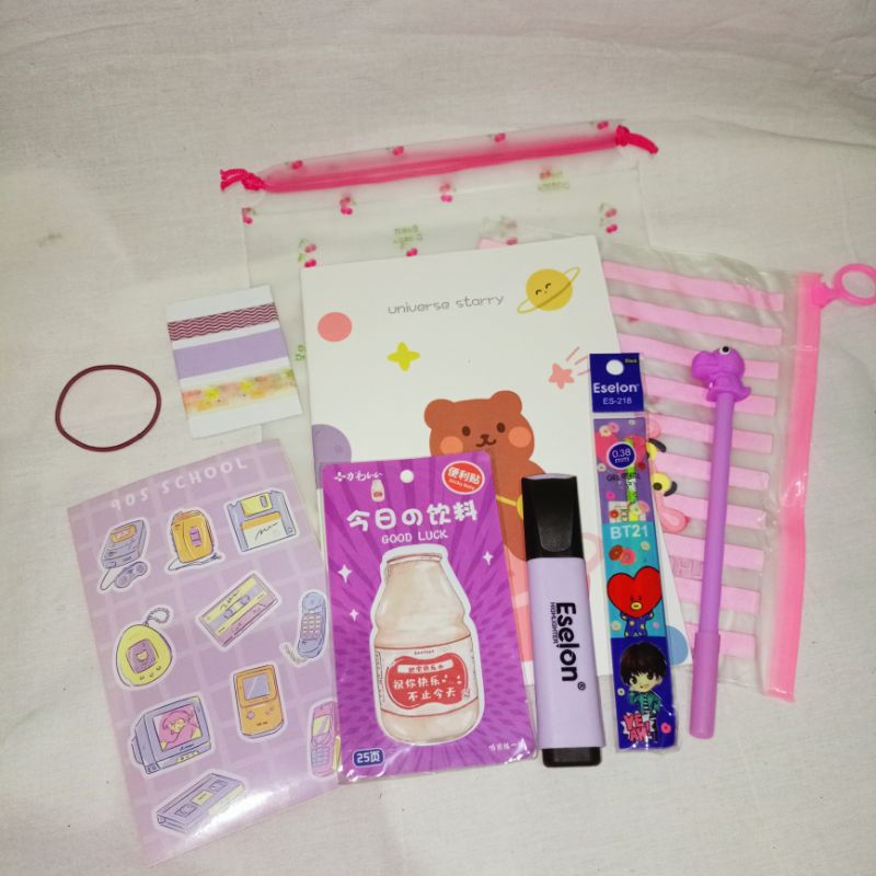 

Set Back to school 10 in 1 alat tulis murah obral promo