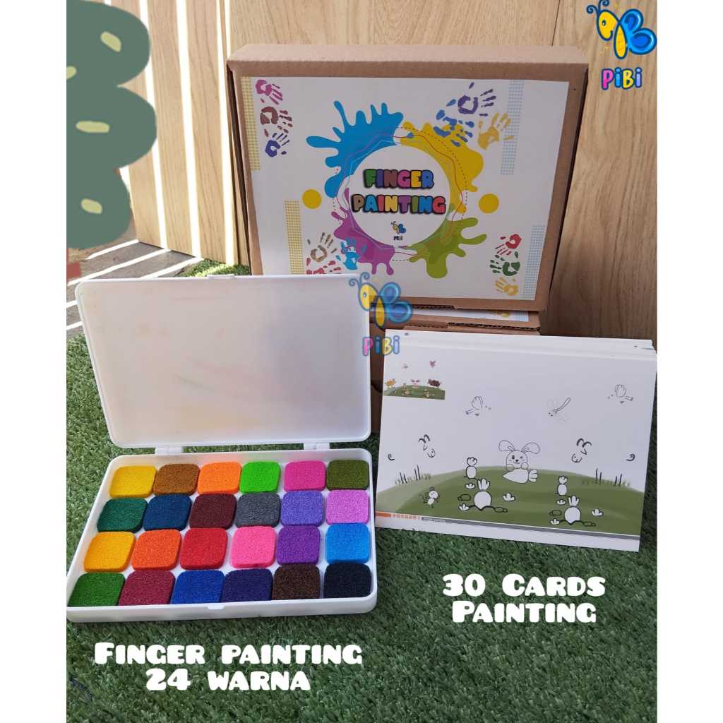 PIBI - Finger Painting / Cat Warna / Mainan Edukasi