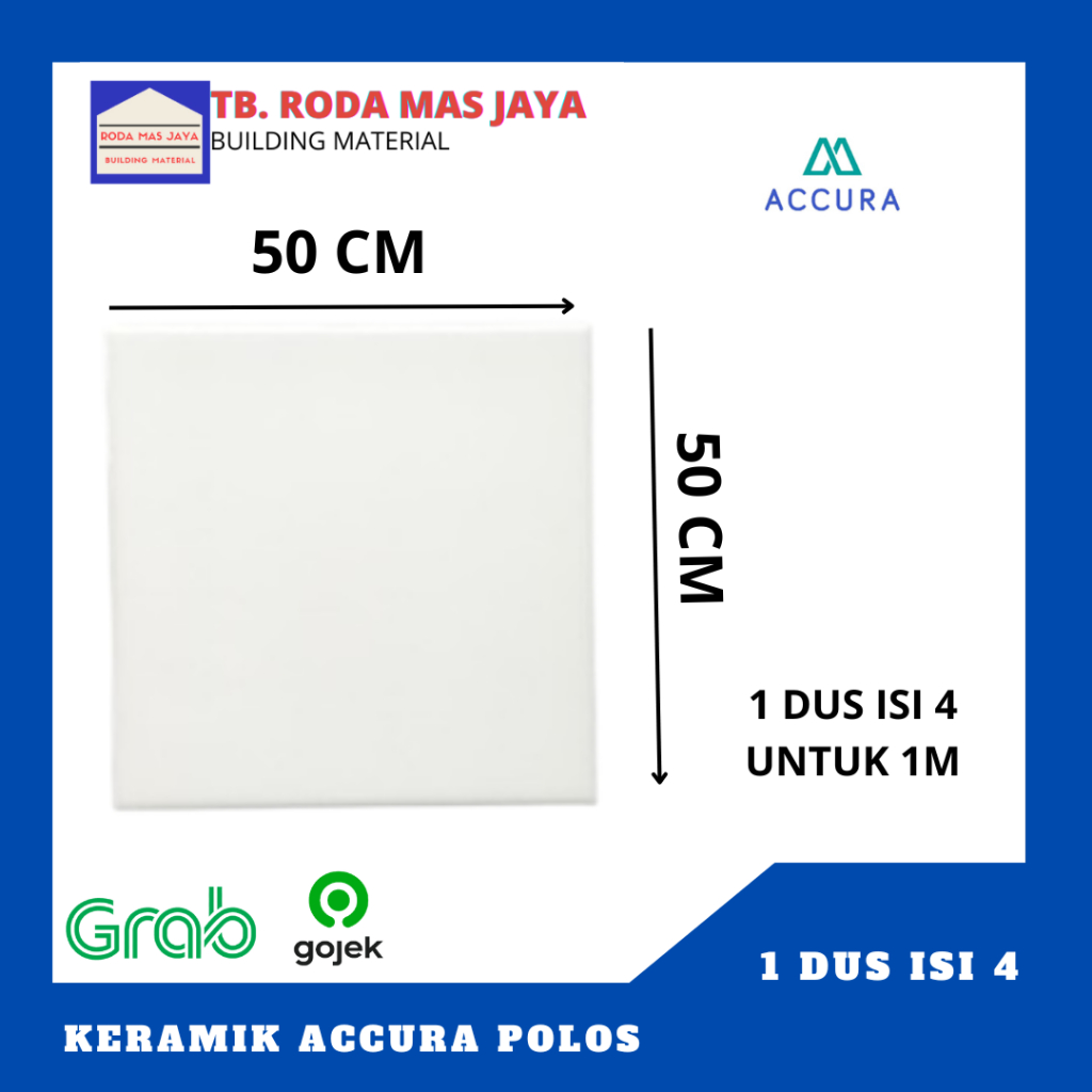 Keramik Accura 50 X 50 Untuk Lantai Ruangan