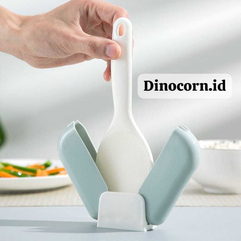 

Sendok Nasi Penutup Otomatis / Tempat Centong Nasi Otomatis Anti Debu & Anti Bakteri