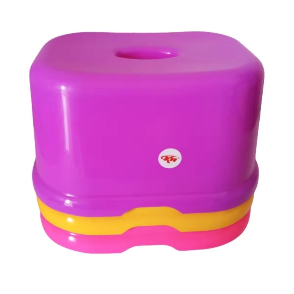 bangku plastik / JENGKOK / duduk