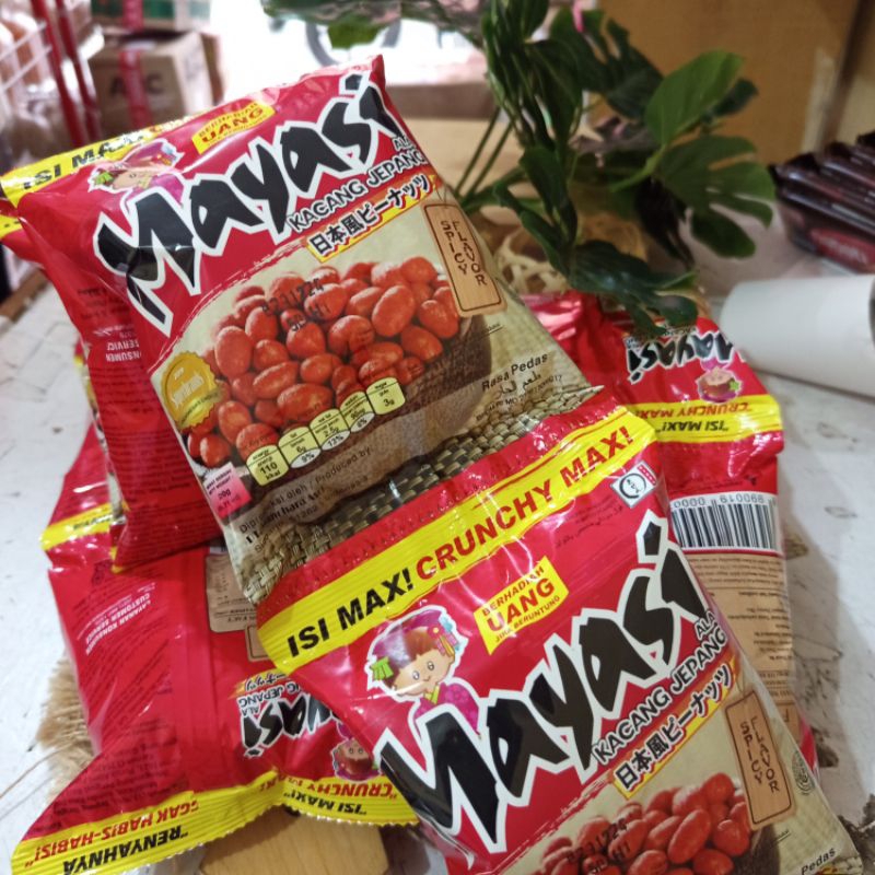 

Mayasi kacang ala jepang ,renceng isi 5 pcs x 20 gr