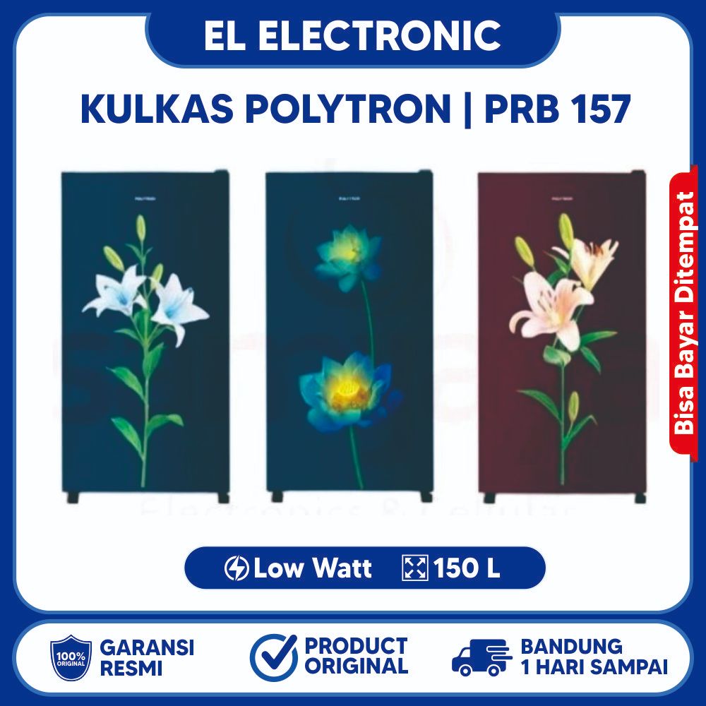 Kulkas Polytron PRB 157 PB 1 pintu kapasitas 150 liter