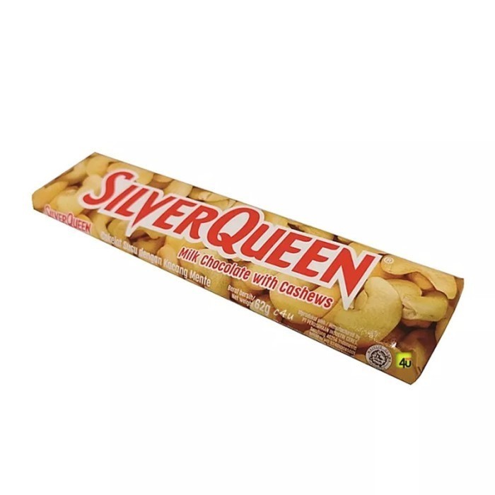 

Silverqueen Coklat Milk Chocolate with Cashew 55Gr