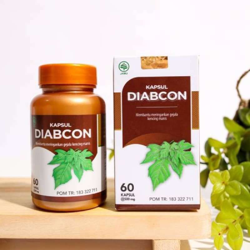 Kapsul Diabcon Obat Herbal Diabetes Gula Darah Kencing Manis - Diabcon