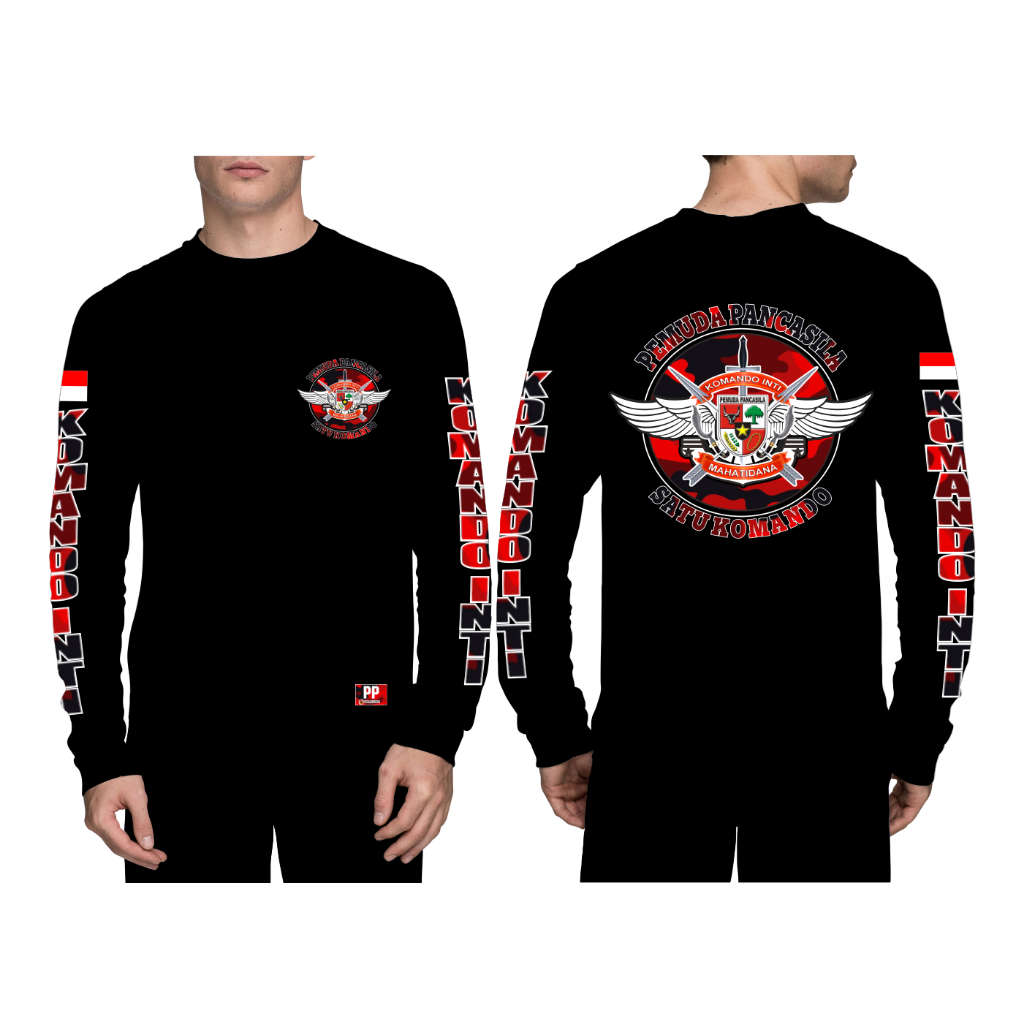 T-SHIRT KAOS TERBARU COTTON COMBED PEMUDA PANCASILA KOTI SAYAP PUTIH TERBARU 2024