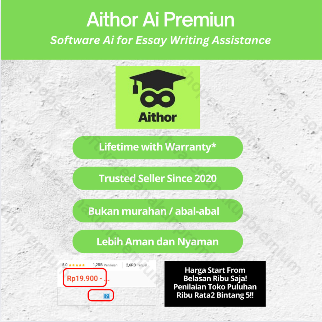 Aithor Pro Undetectable AI Essay Report - Software CHEGG x Unlock Unlimited + Bonus - Software Palin