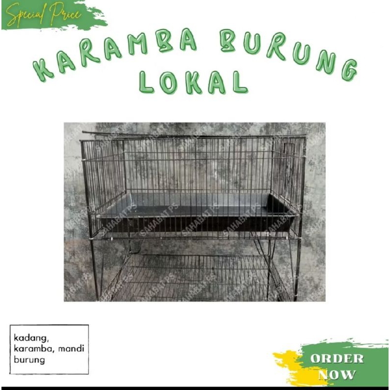 KARAMBA HITAM TEMPAT MANDI BURUNG MURAH