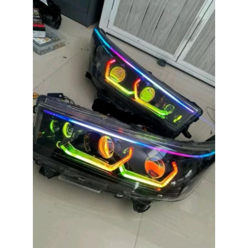 Paket Headlamp Innova Reborn Triple Projector Hexa Alis