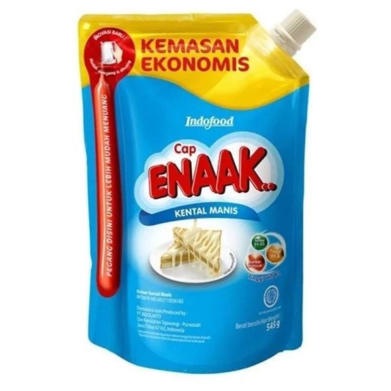 

Susu Kental Manis Cap Enak 545 Gram Pouch