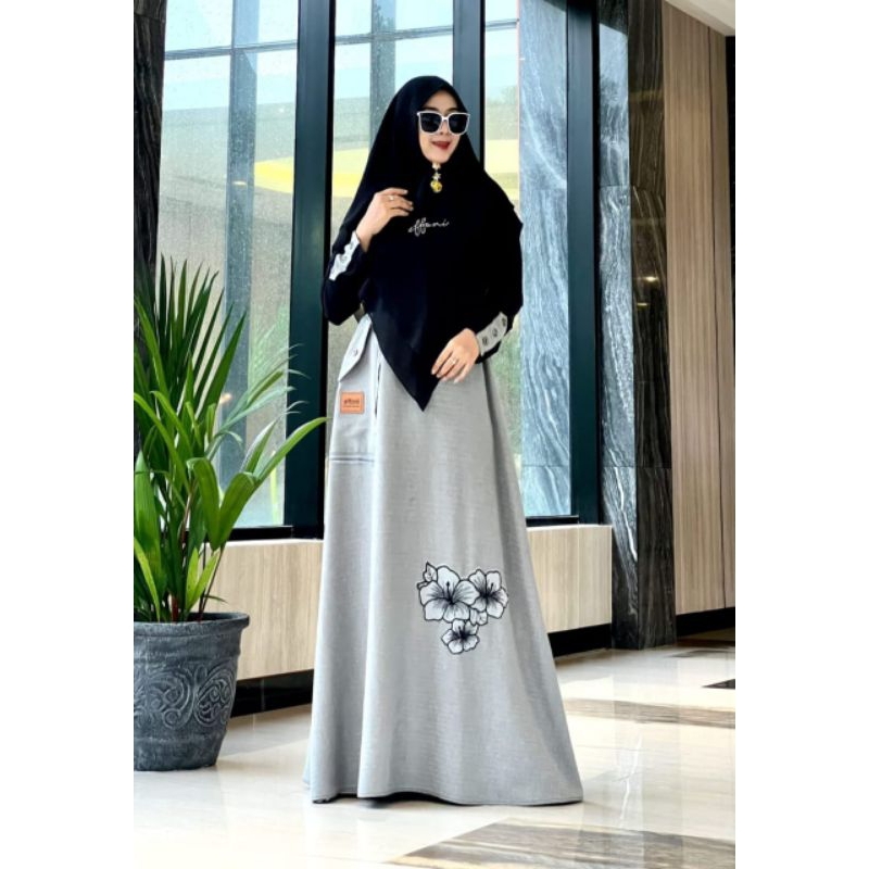 Gamis Terbaru Bahan Jersey Korea