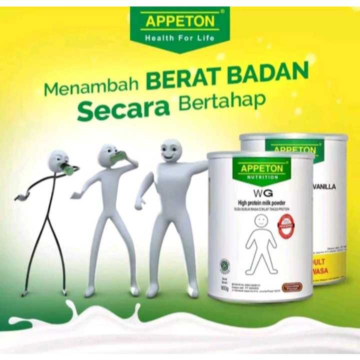 

READY Appeton Weight Gain Rasa Vanila Susu Menambah Berat Badan Original BPOM