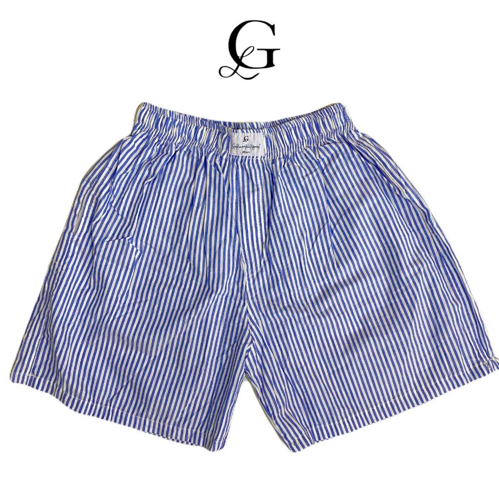 Boxer Pants Stripe - Geld Importaint | Celana Pendek Pria Wanita