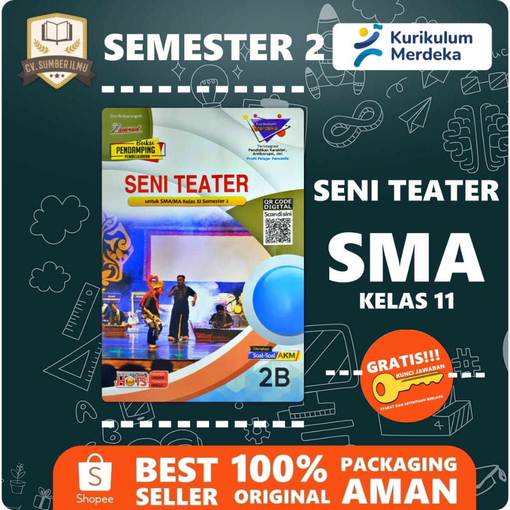 LKS SENI TEATER SMA KELAS 11 SEMESTER 2 KURIKULUM MERDEKA | Zamrud PUTRA NUGRAHA