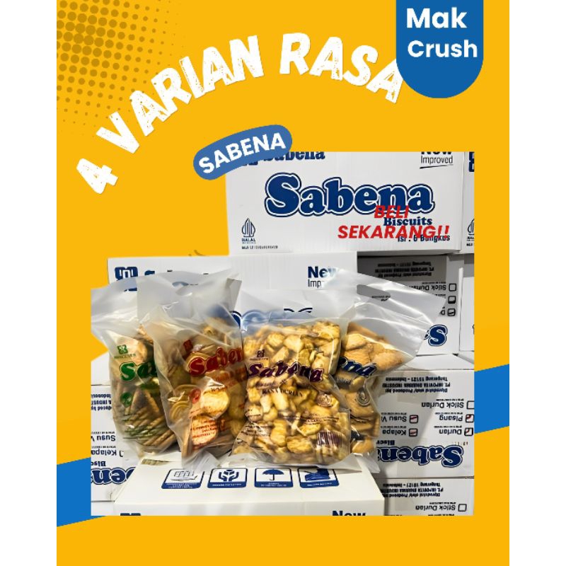 

Sabena Biskuit Isi 4 Kantong 4 Rasa Biskuit Mix Total 1 Kg Cemilan Paket Hemat