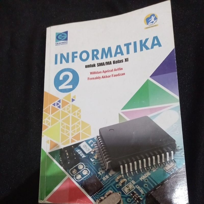 

Buku Paket Informatika TIK Kelas 2 SMA / MAN (Kelas 11) I Grafindo I K13 I Buku Paket I Buku Sekolah I Buku preloved